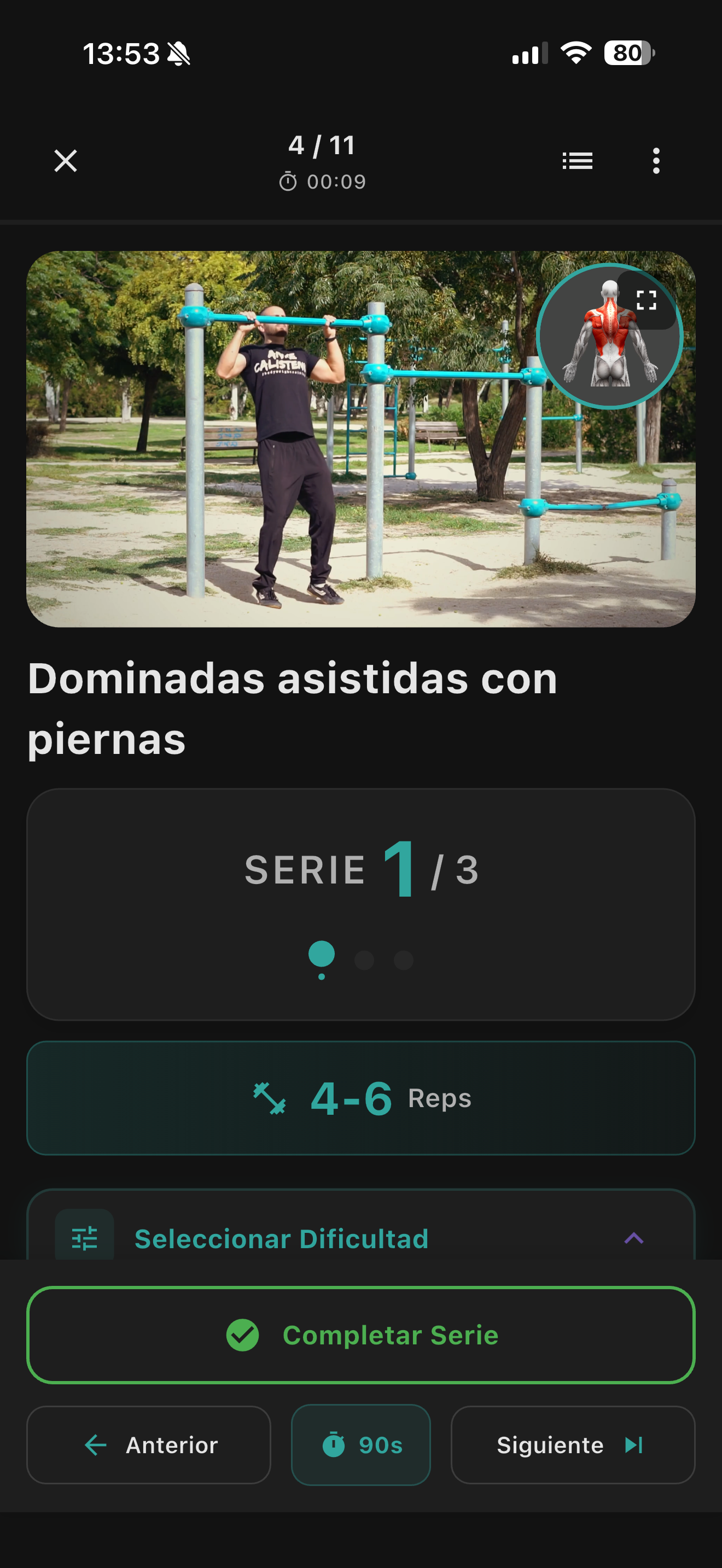 CalisthenicsLab App Screenshot 2