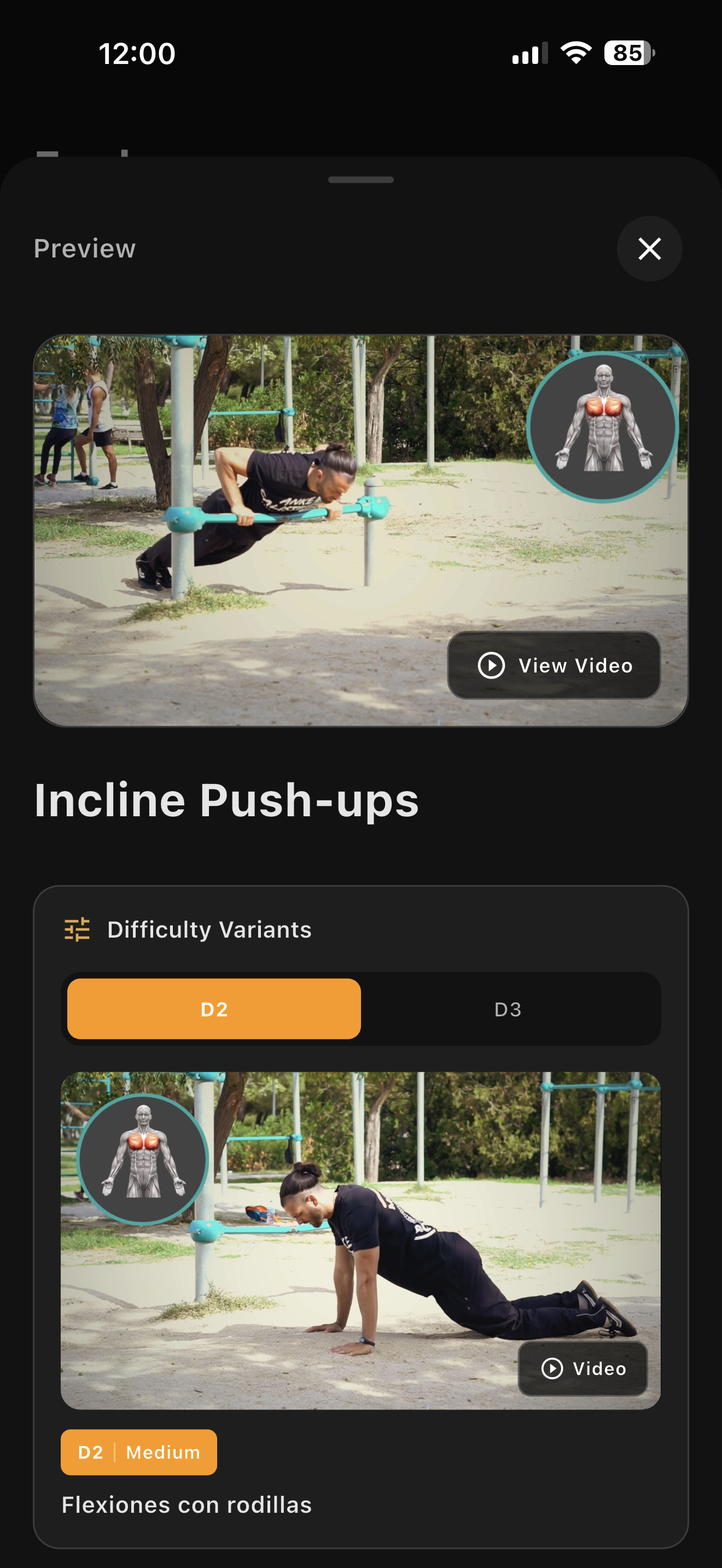 CalisthenicsLab App Screenshot 3